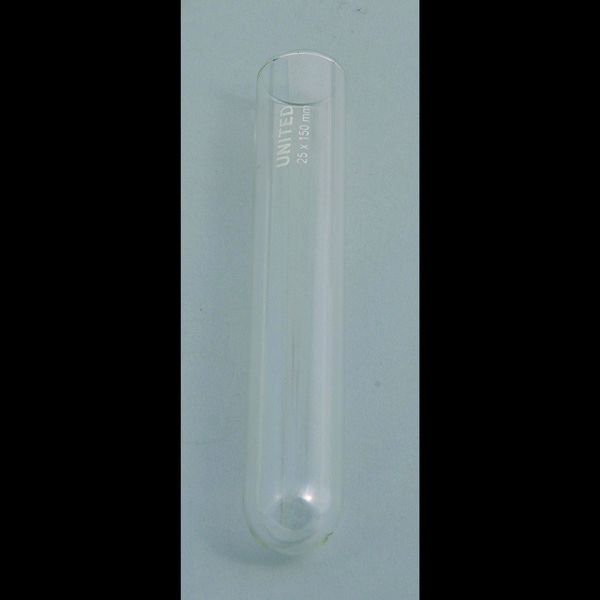 United Scientific Test Tube W/Out Rim, Borosilicate, PK 72 TT9820-E